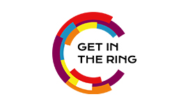 Logo des Wettbewerbs Get in the Ring; Link zur Seite des Wettbewerbs Get in the Ring