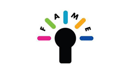 Logo des Projekts Fame; Link zur Seite von FAME European Creative Start-Up Training